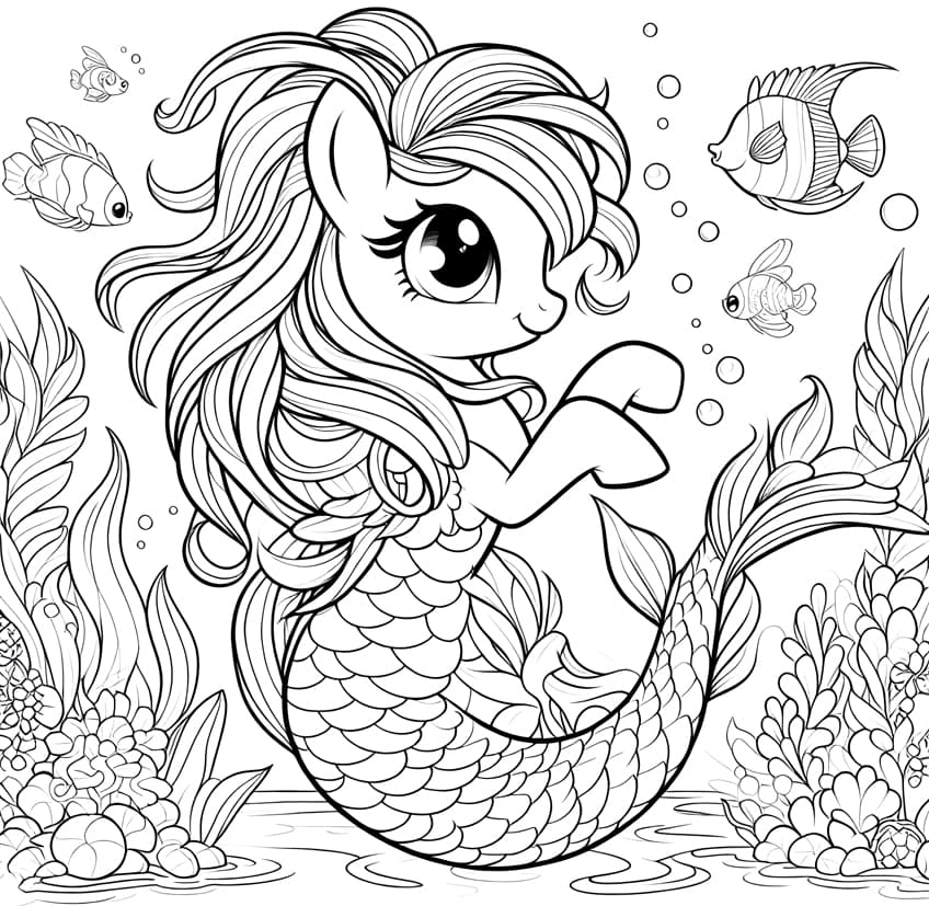 my little pony coloring page 24