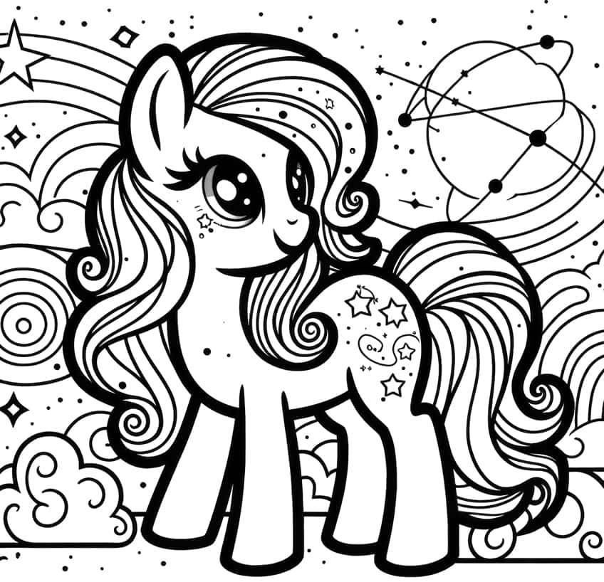 my little pony coloring page 25