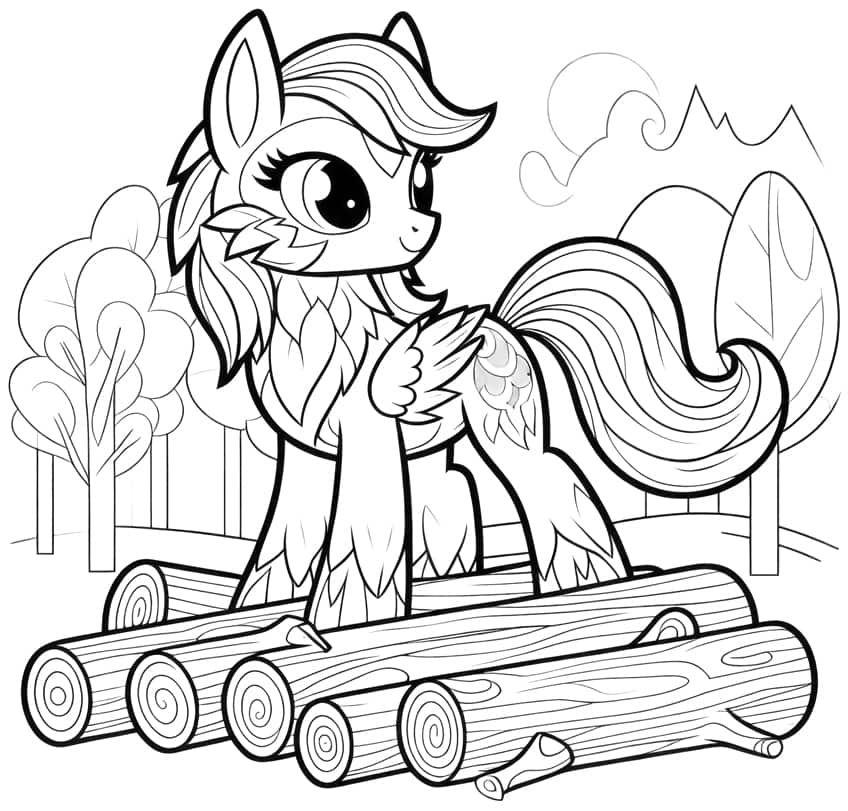 my little pony coloring page 27