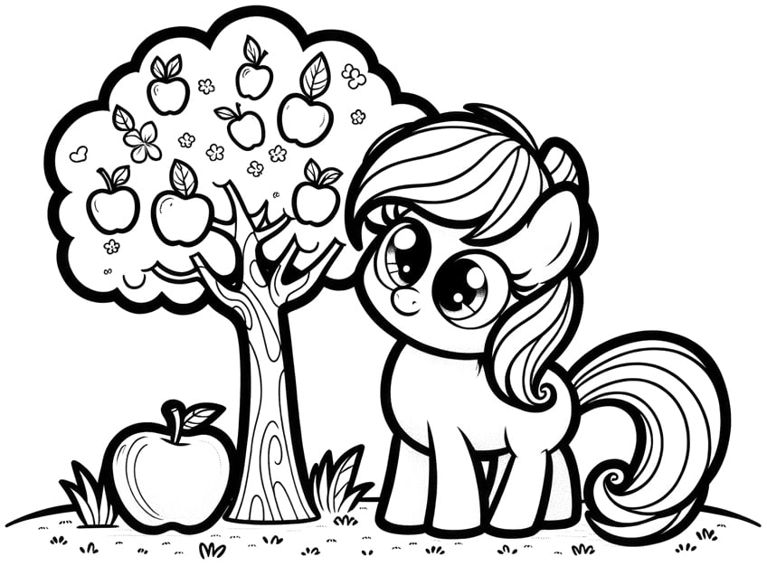 my little pony coloring page 28