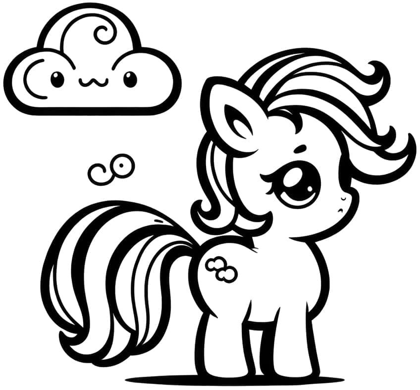my little pony coloring page 29
