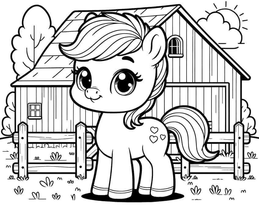 my little pony coloring page 31