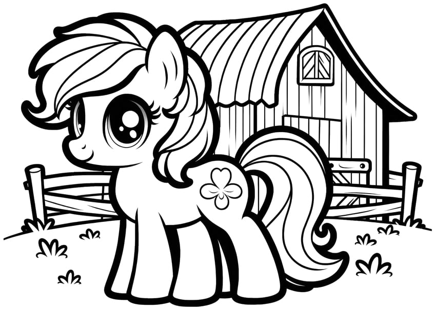 my little pony coloring page 39