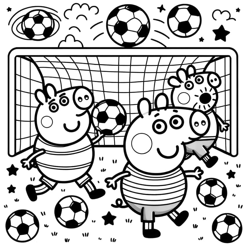 peppa pig coloring page 10
