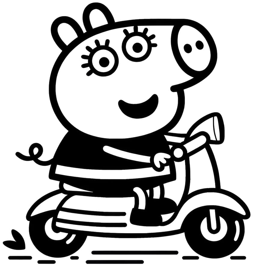 peppa pig coloring page 12