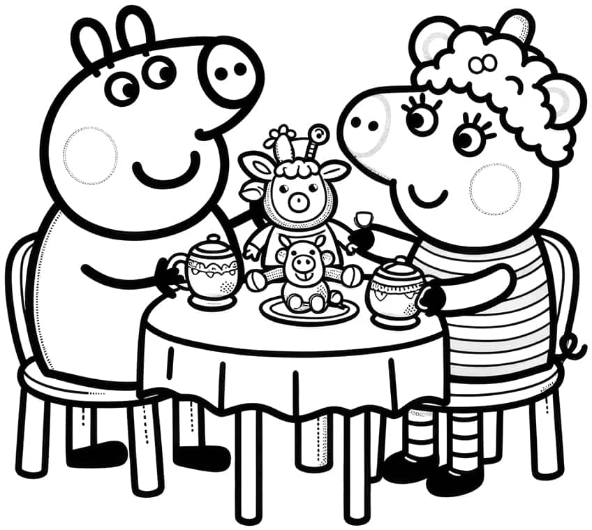 peppa pig coloring page 13