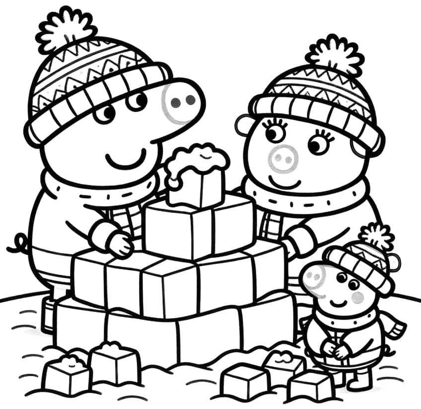peppa pig coloring page 14