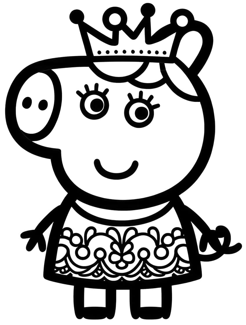 peppa pig coloring page 18