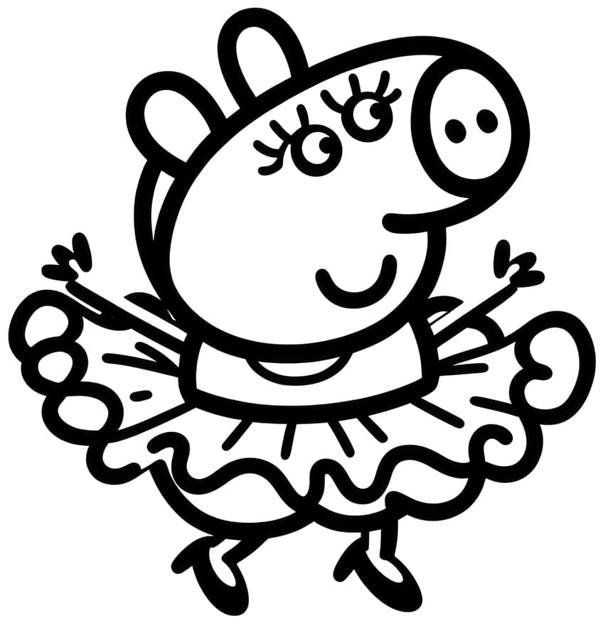 peppa pig coloring page 19