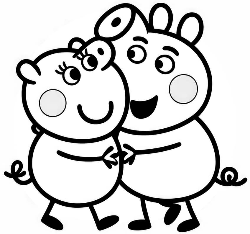 peppa pig coloring page 20