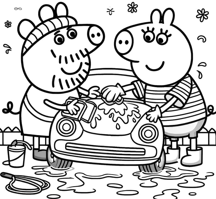 peppa pig coloring page 24