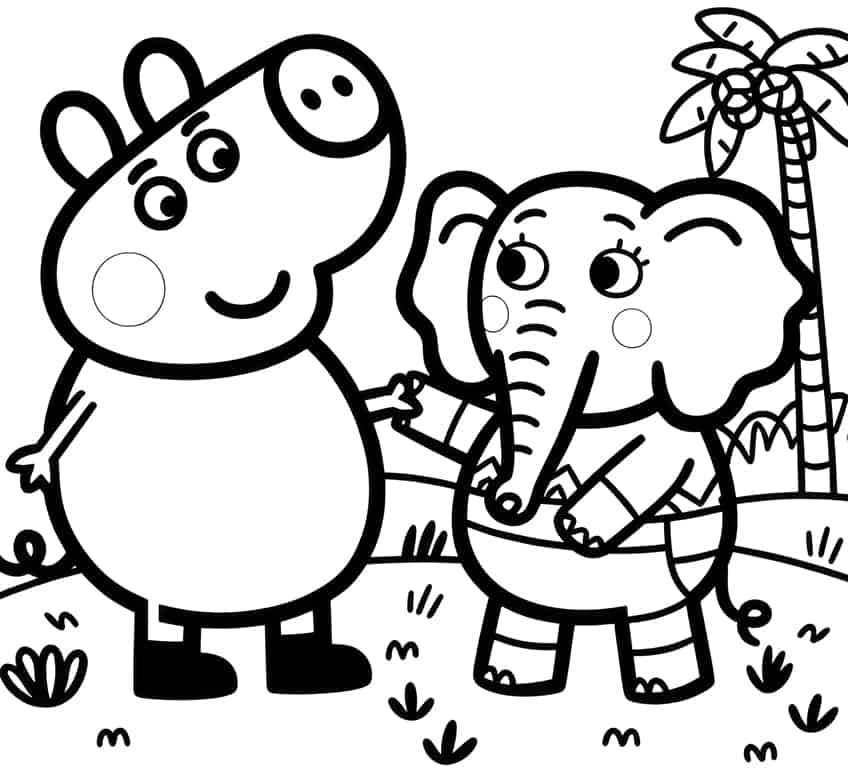 peppa pig coloring page 25
