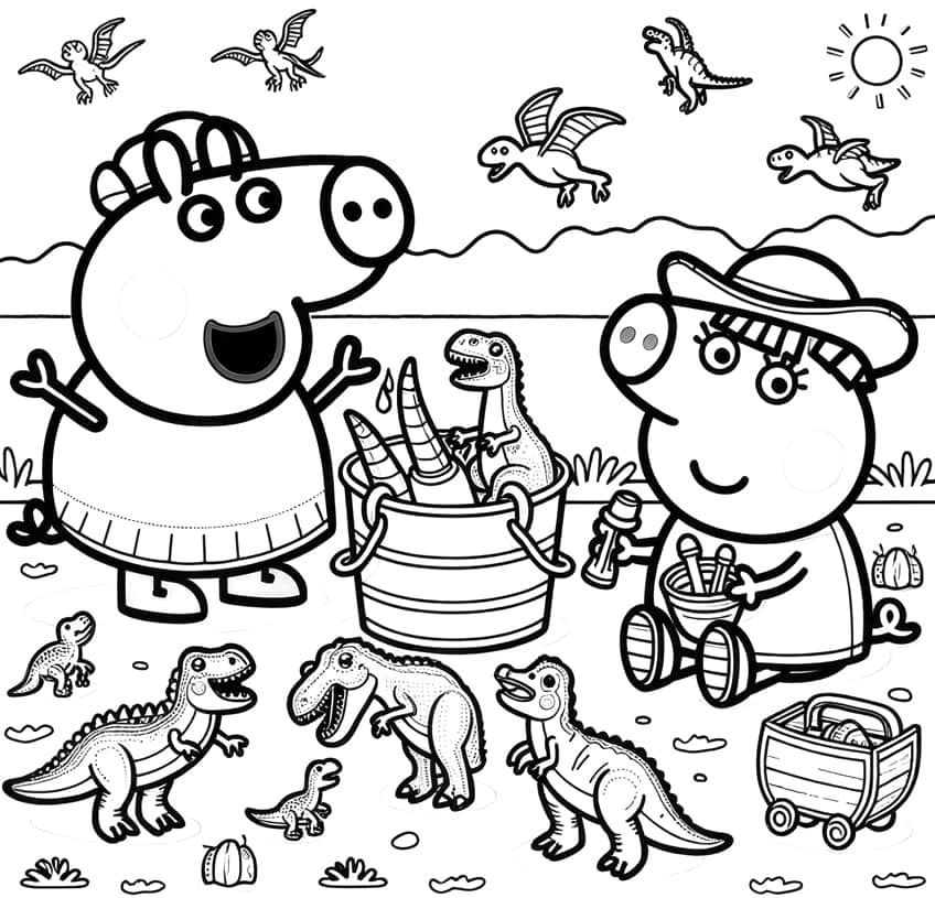 peppa pig coloring page 29