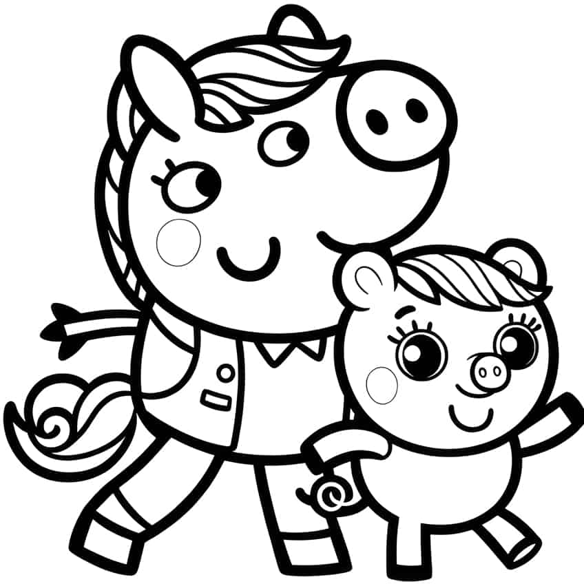 peppa pig coloring page 32