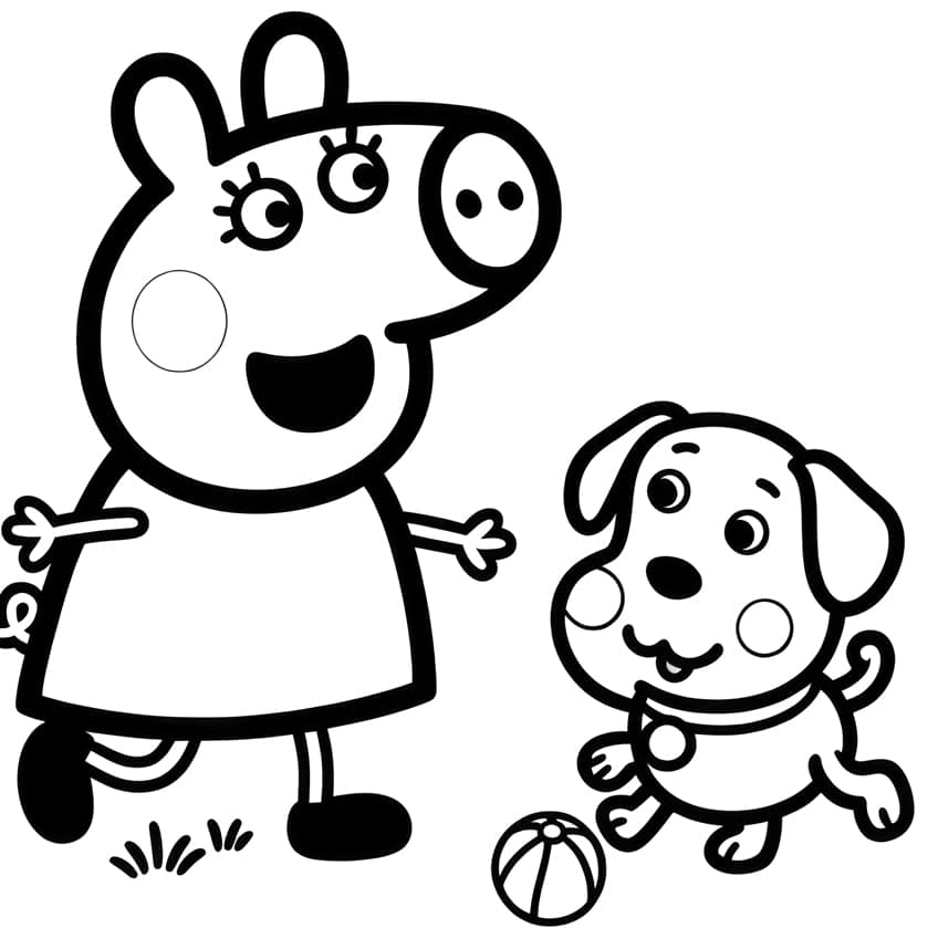 peppa pig coloring page 34