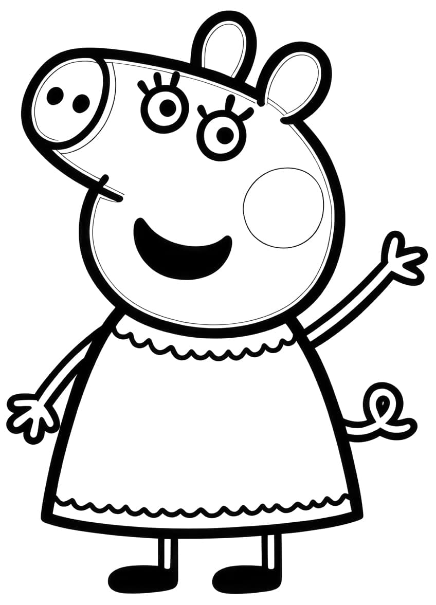 peppa pig coloring page 35