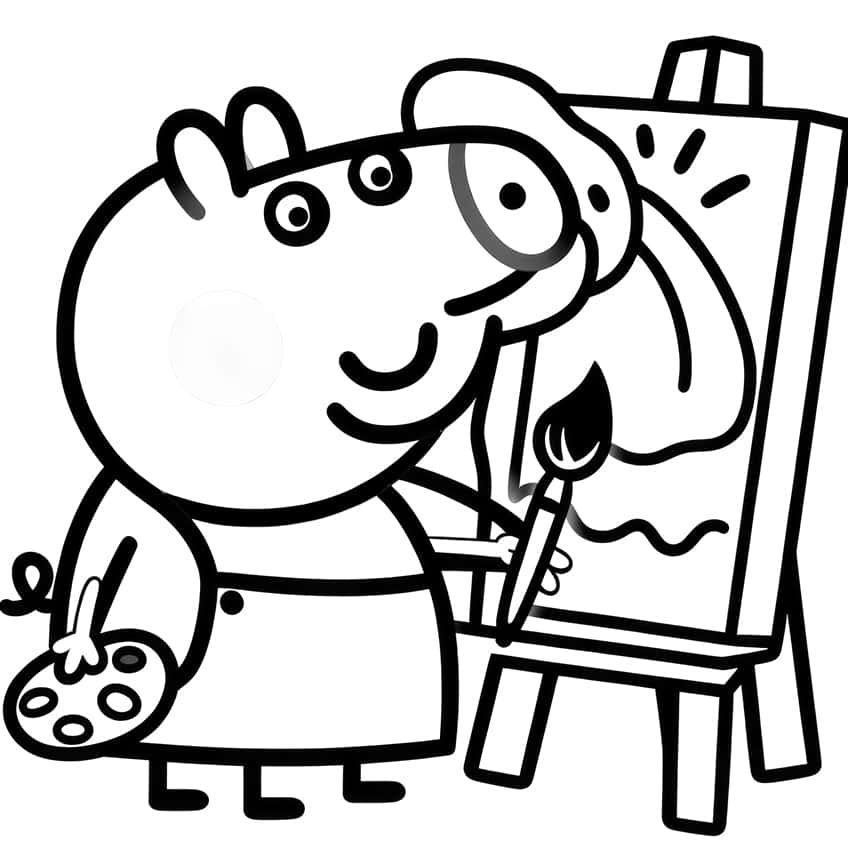 peppa pig coloring page 38