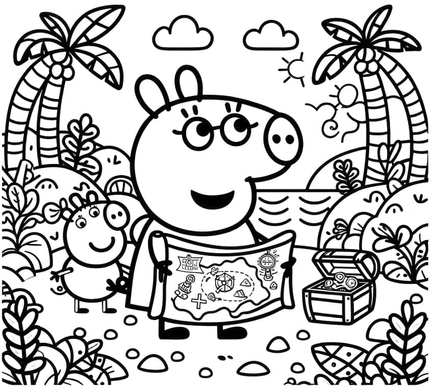 peppa pig coloring page 42
