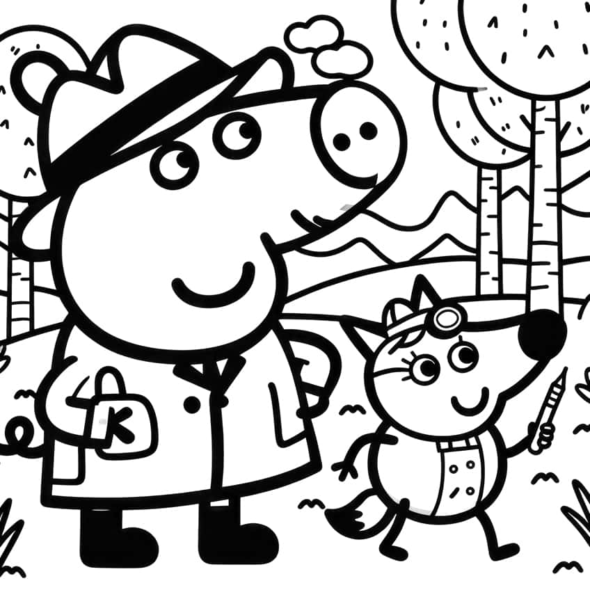 peppa pig coloring page 45