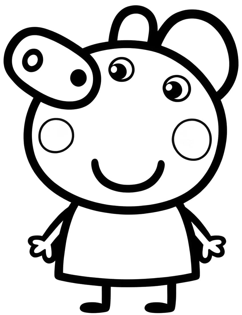 peppa pig coloring page 48