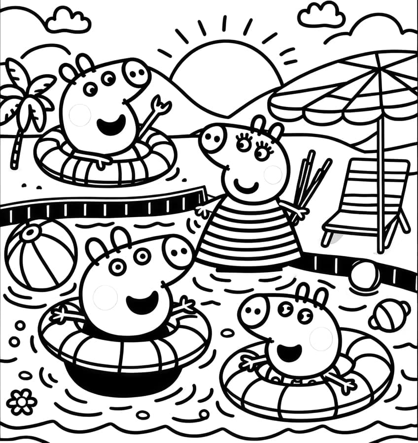 peppa pig coloring page 54