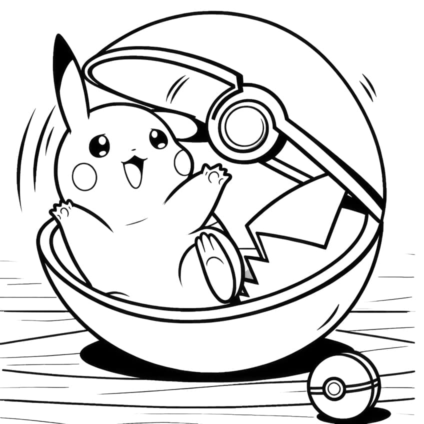 Pikachu coloring page 26