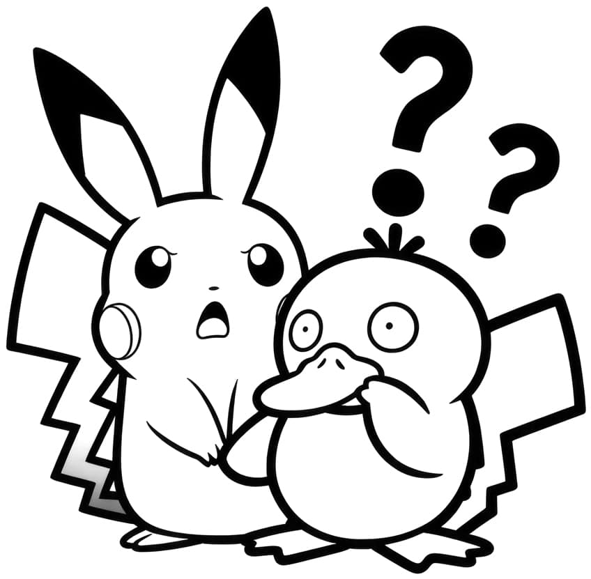 Pikachu coloring page 37