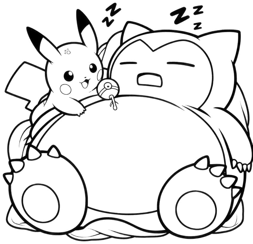 Pikachu coloring page 39
