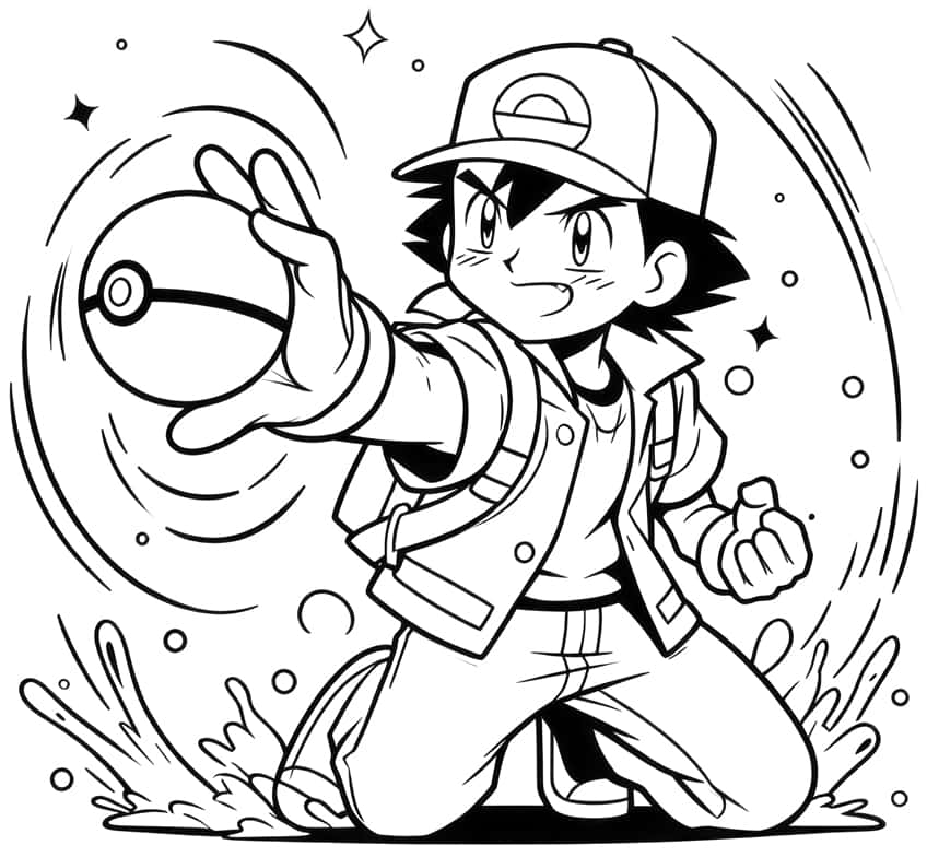 pokemon coloring page 04