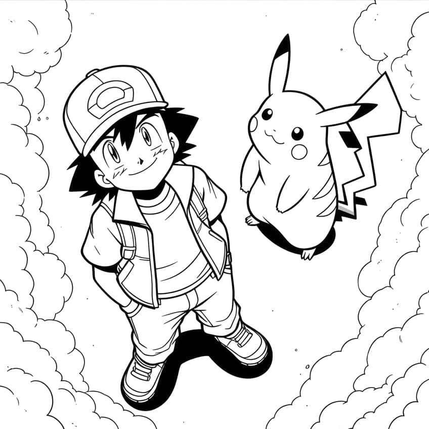pokemon coloring page 08