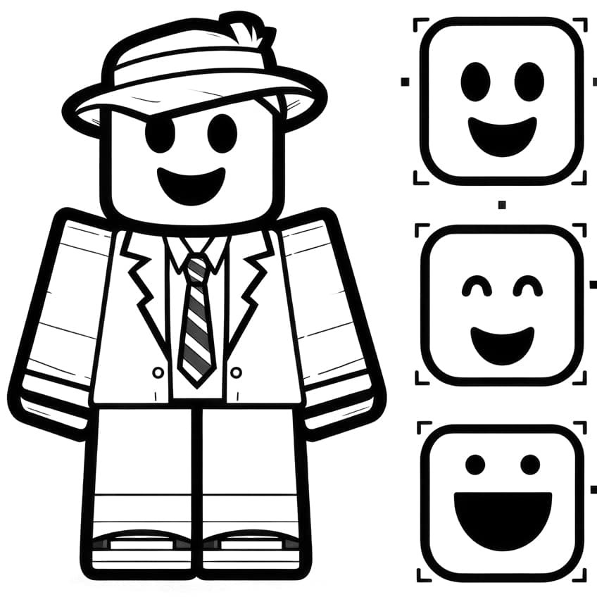 roblox coloring page 04