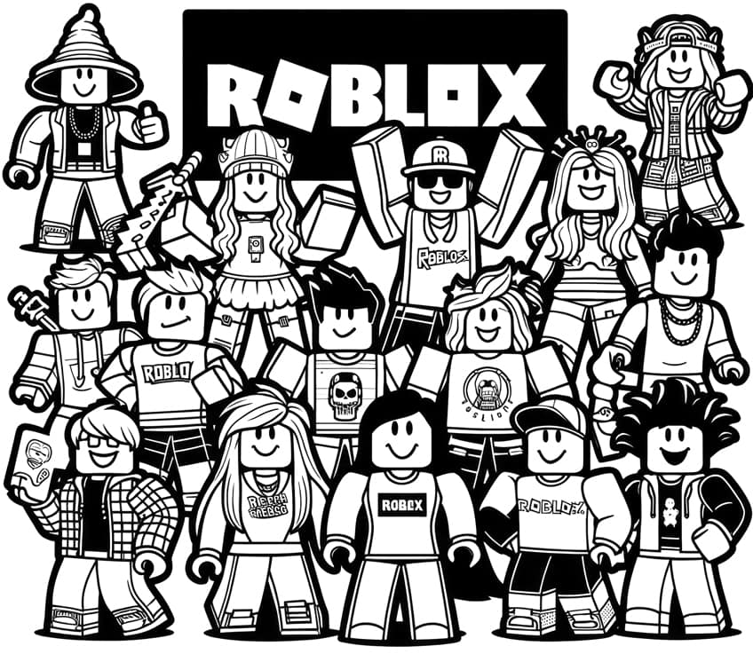 roblox coloring page 05