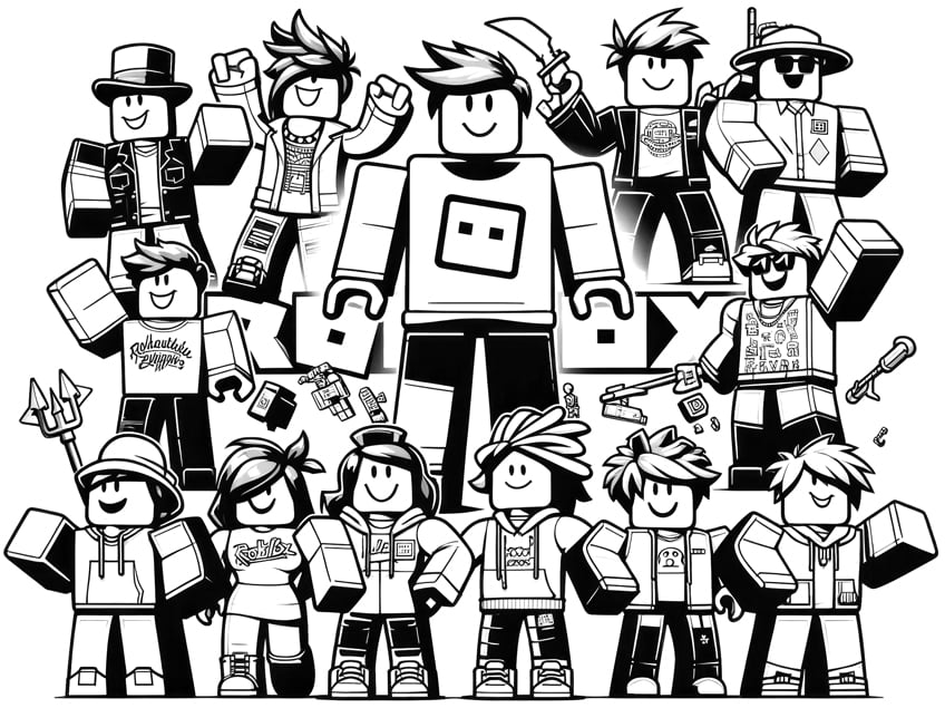 roblox coloring page 21