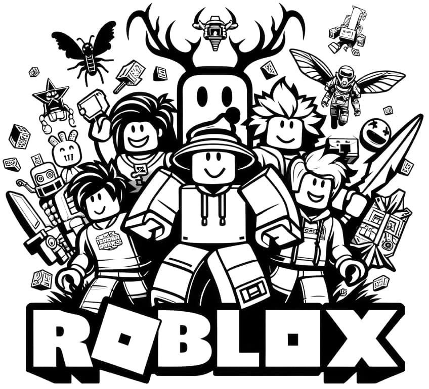 roblox coloring page 24