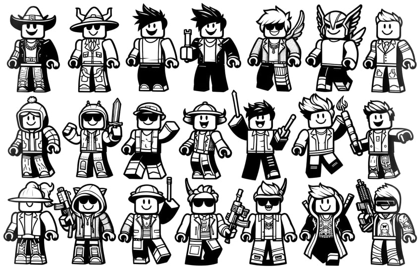 roblox coloring page 34