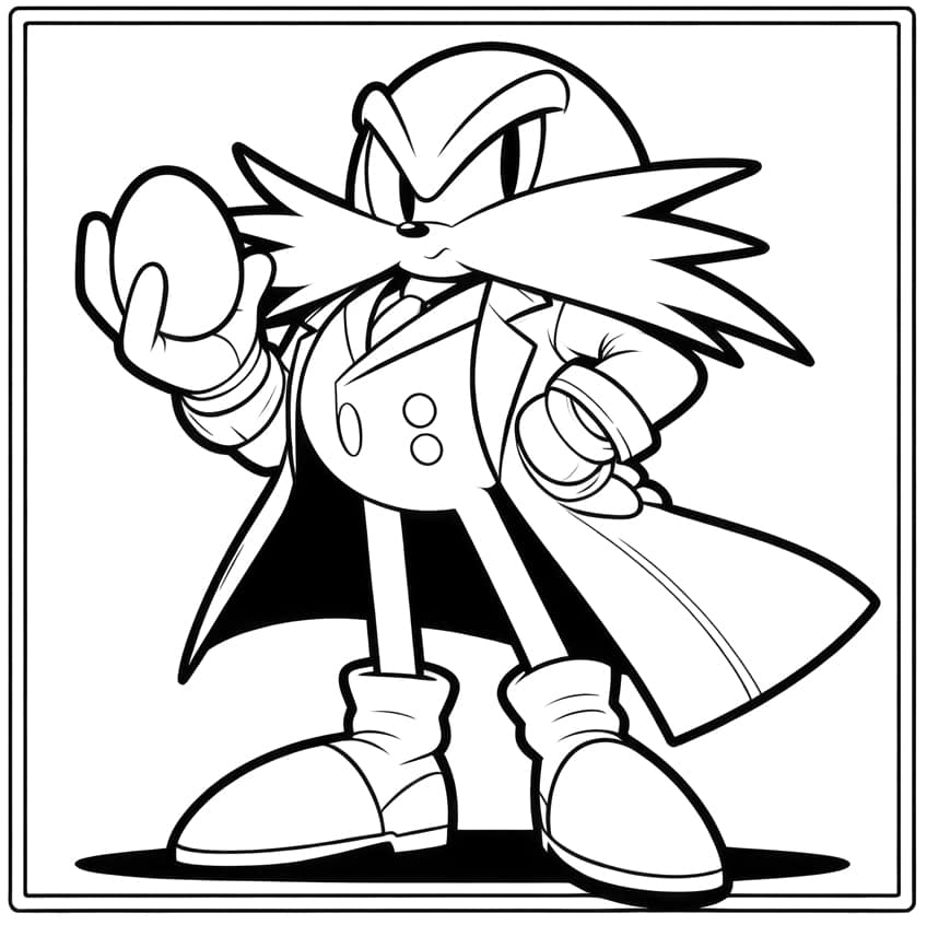 sonic the hedgehog coloring page 11