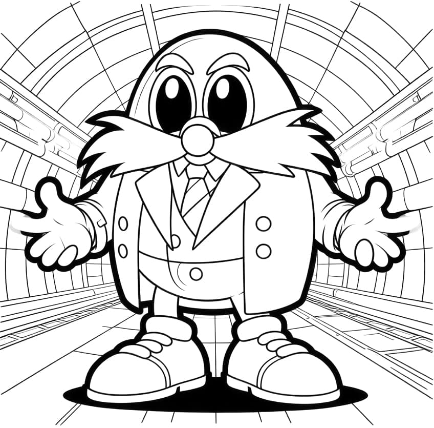 sonic the hedgehog coloring page 28