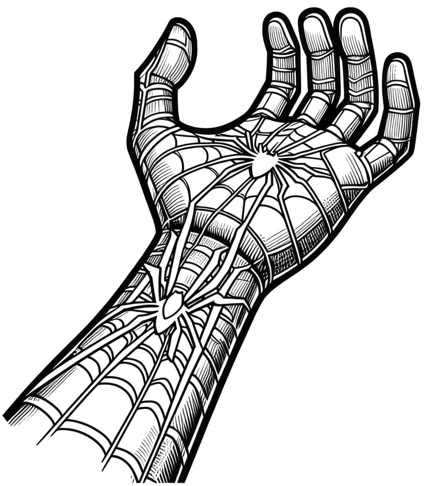 spiderman coloring page 20