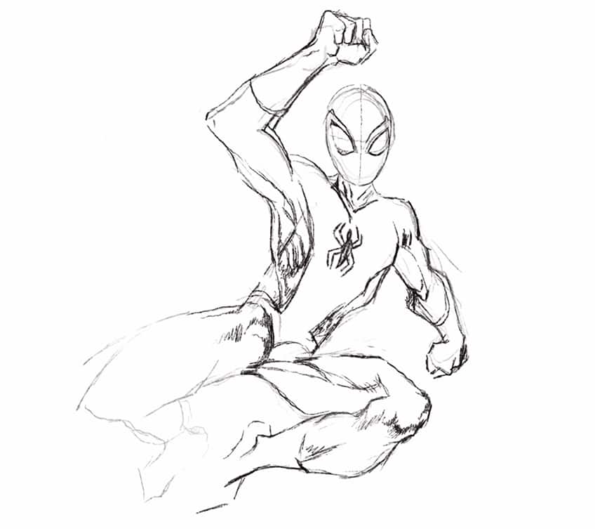 spiderman drawing 12