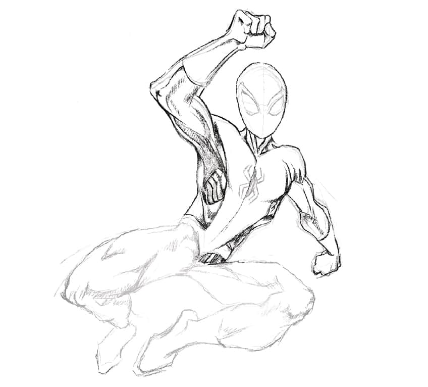 spiderman drawing 15