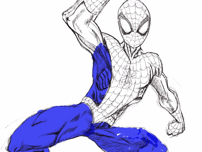 spiderman drawing 21