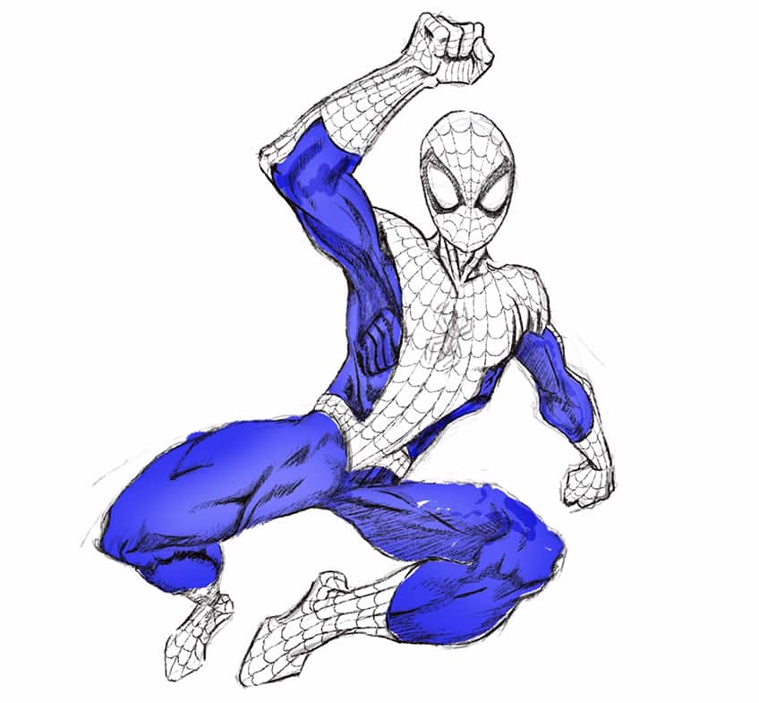 spiderman drawing 22