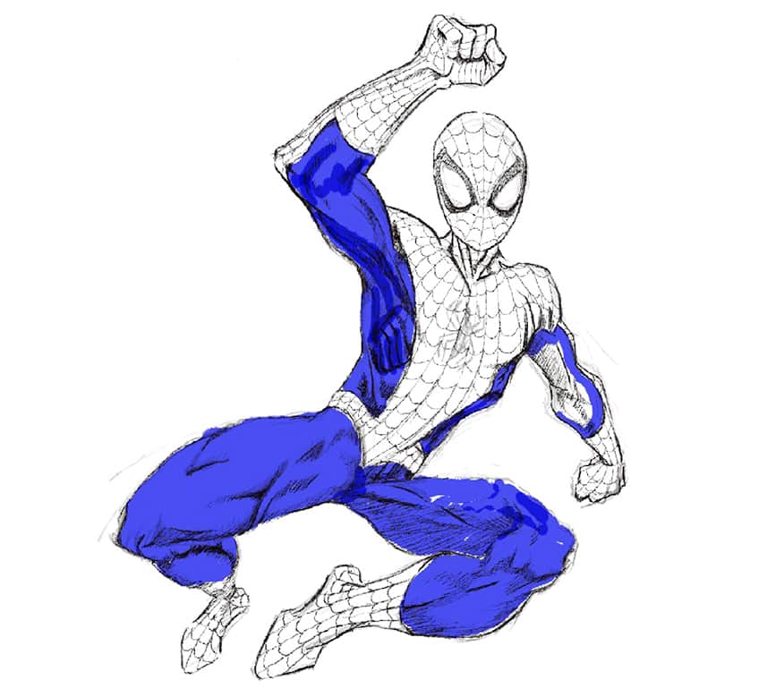 spiderman drawing 23
