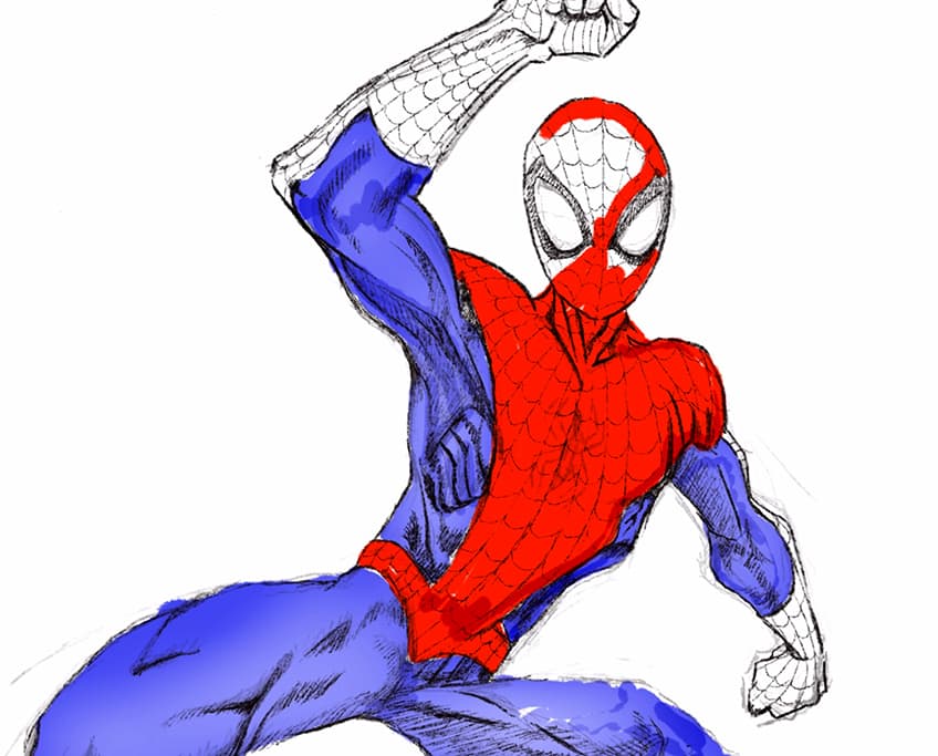 spiderman drawing 24