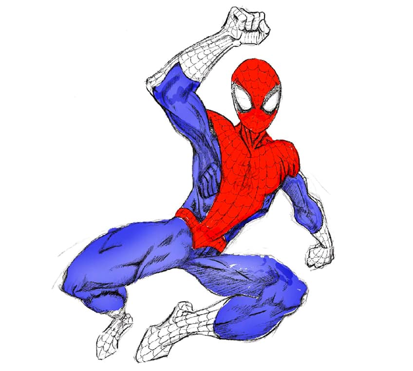 spiderman drawing 25