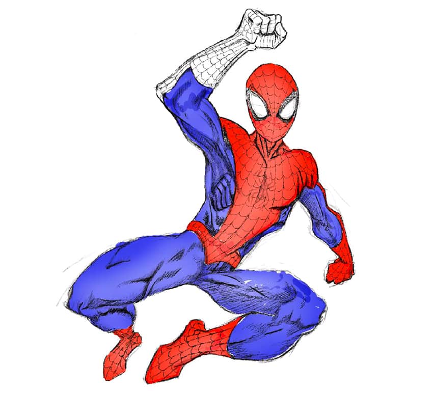 spiderman drawing 26