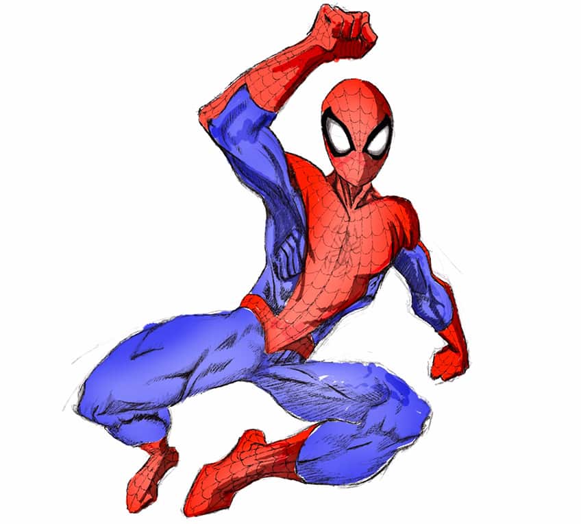 spiderman drawing 30