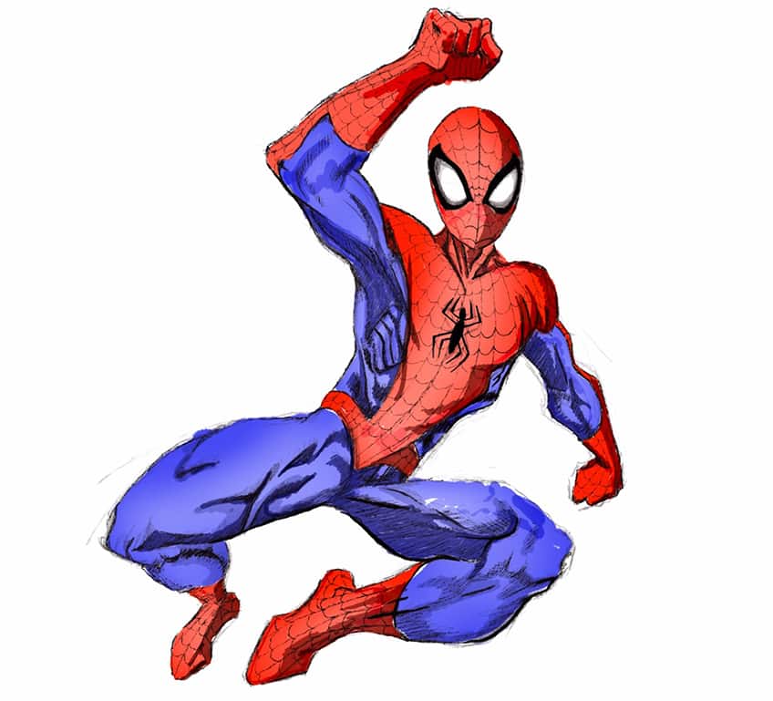 spiderman drawing 32