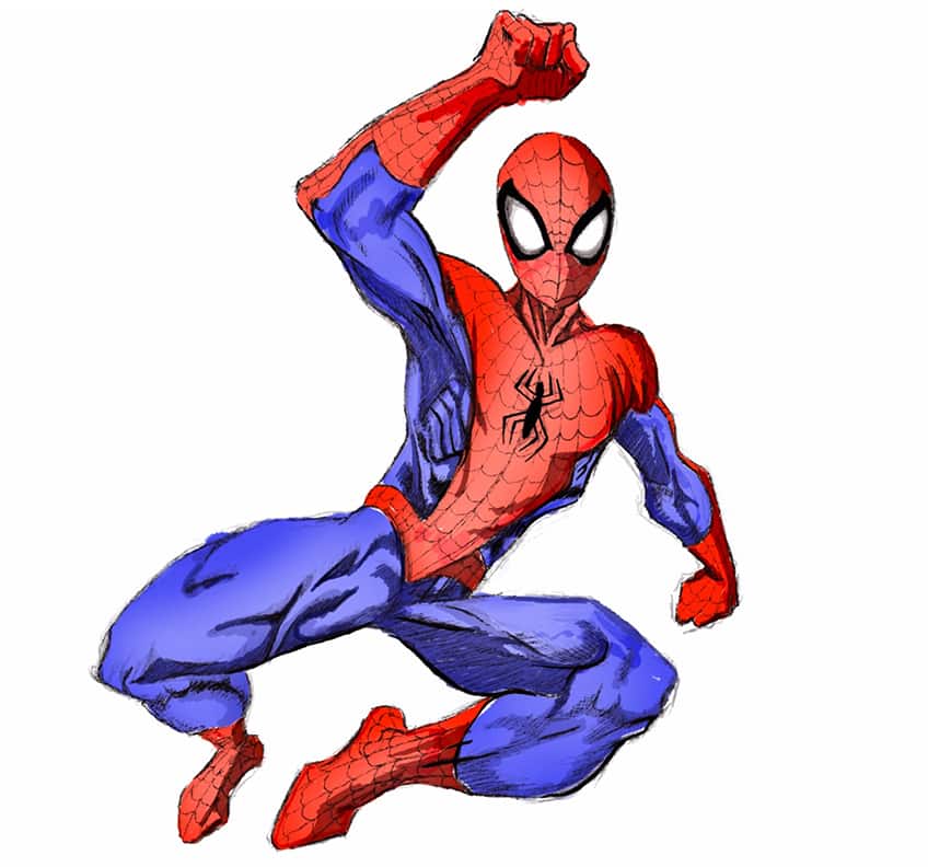 spiderman drawing 33