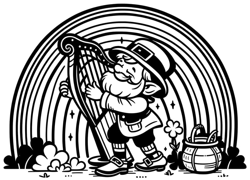 St. Patrick's Day coloring page 15
